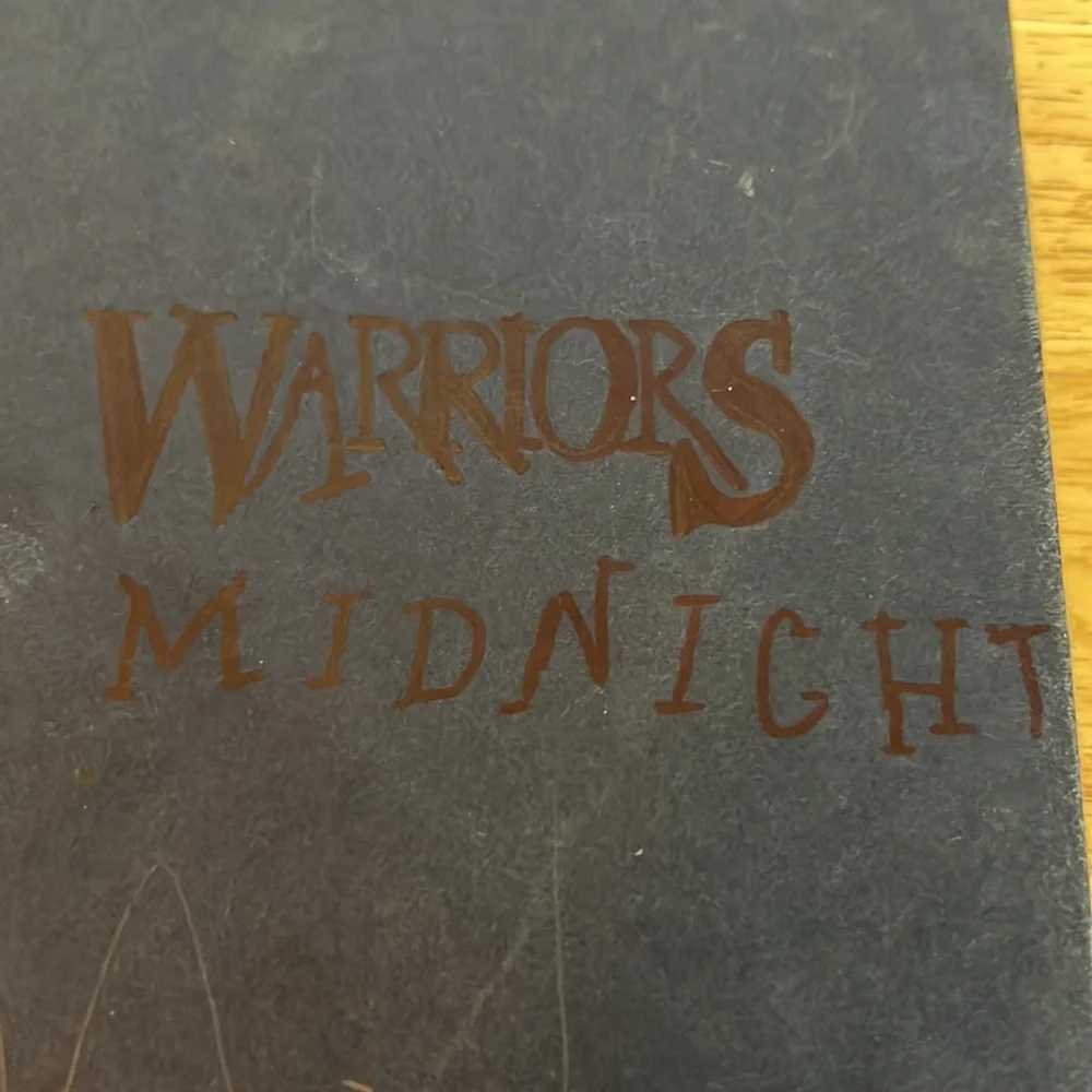 🌞 Warriors: The New Prophecy Midnight hard copy book by Erin Hunter book & game
